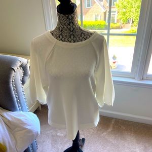 Maeve by Anthropologie white top
